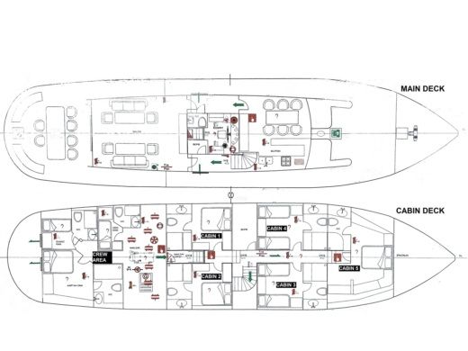Gulet Custom Gulet Boat design plan