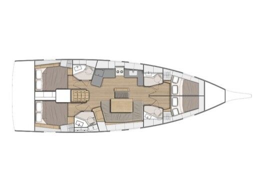 Sailboat BENETEAU OCEANIS 46.1 Plan du bateau