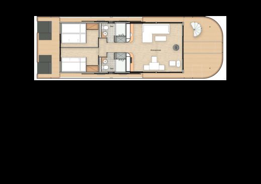 Houseboat Nautilus Hausboote Vagabund 43 mit Kamin - führerscheinpflichtig Boat design plan