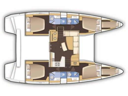 Catamaran Lagoon Lagoon 42 Boat design plan