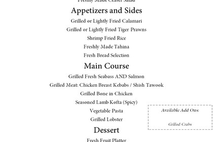 Catering for your Yacht Trip in Dubai