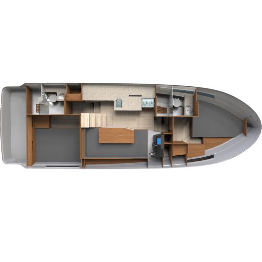 Houseboat Houseboat Holidays Italia Grand 37 Boat design plan