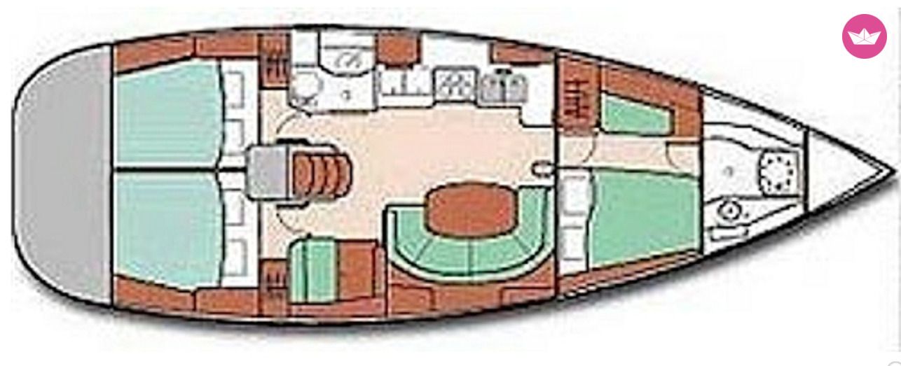 Voilier Beneteau Oceanis célébration 411 12.5m