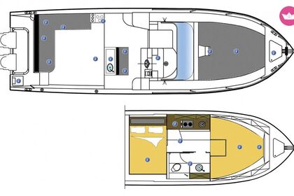 Miete Motorboot Saver 330 Sport  WA Can Pastilla