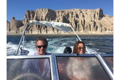 Rent a boat Discover Santorini by yourself. No license required