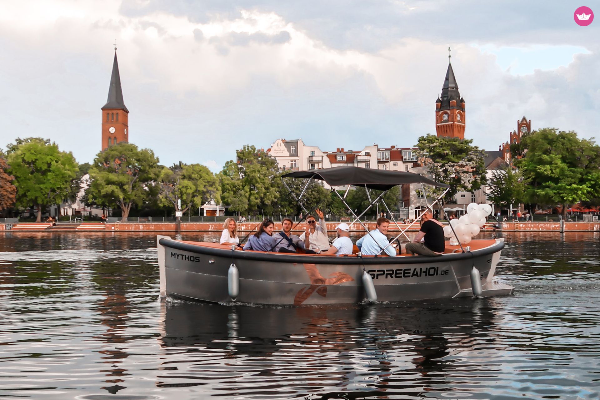 Bateau à moteur Elektroboot Sloep 8cv