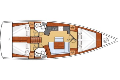 Чартер Парусная яхта BENETEAU OCEANIS 45 Херцег-Нови