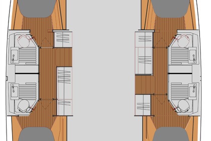 Hyra båt Katamaran Fountaine Pajot Fountaine Pajot Astrea 42 Trogir