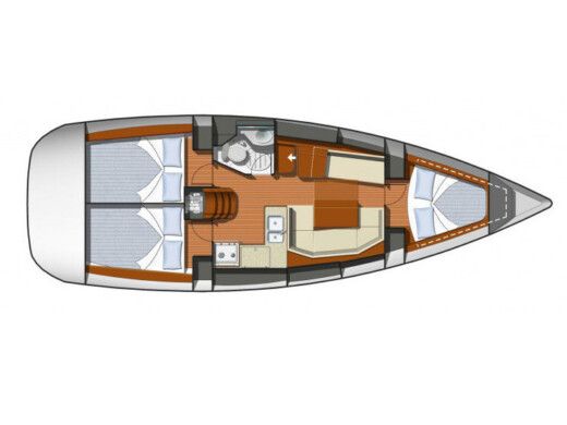 Sailboat  Sun Odyssey 36i Boat design plan