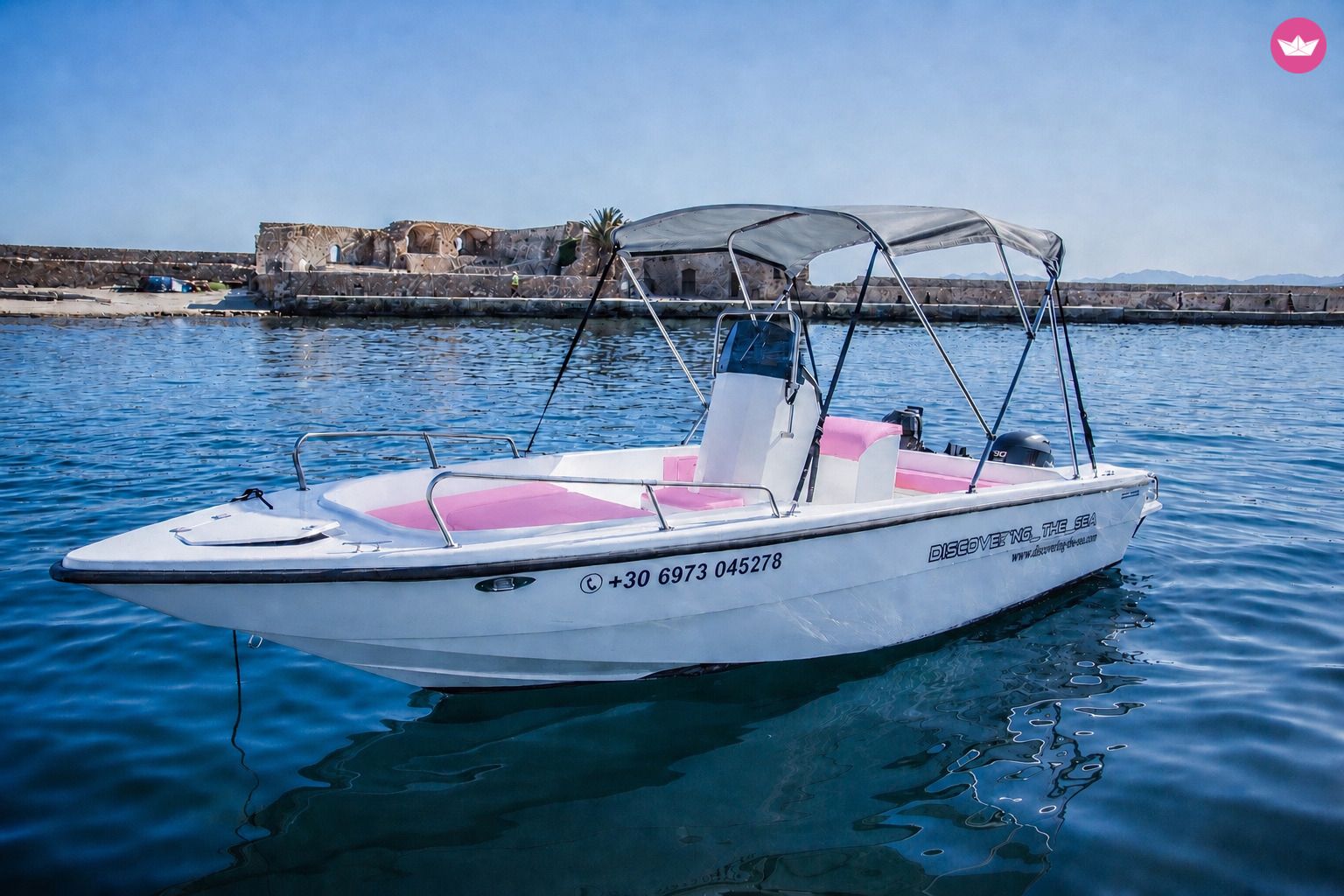 Bateau sans permis Kreta mare Discovering the Sea 30cv