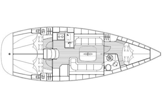 Sailboat Bavaria Bavaria 37 Cruiser Boat design plan