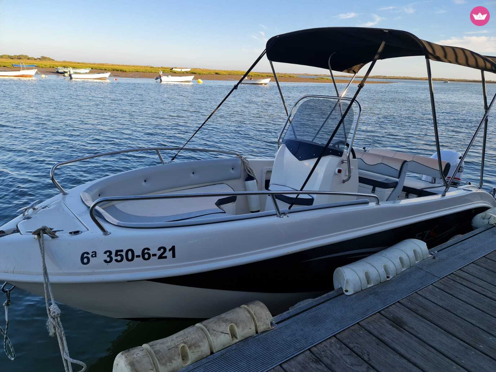 Bateau à moteur TRIMARCHI 57s 100cv 6