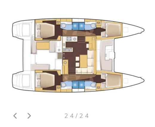 Catamaran Lagoon Lagoon 450 F Boat design plan