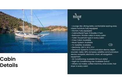 36 Meters 8 Cabins Luxury Gulet Prenses