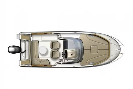 Motorboat Jeanneau CAP CAMARAT 7.5 WA boat plan