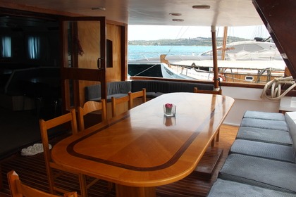 Traditional Greek Wooden Motor Sailing 30m for day cruises