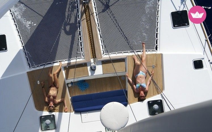 Charter catamaran in Lavrion  