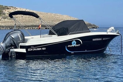 Alquiler Lancha Pacific Craft 750 Sun Cruiser Ibiza