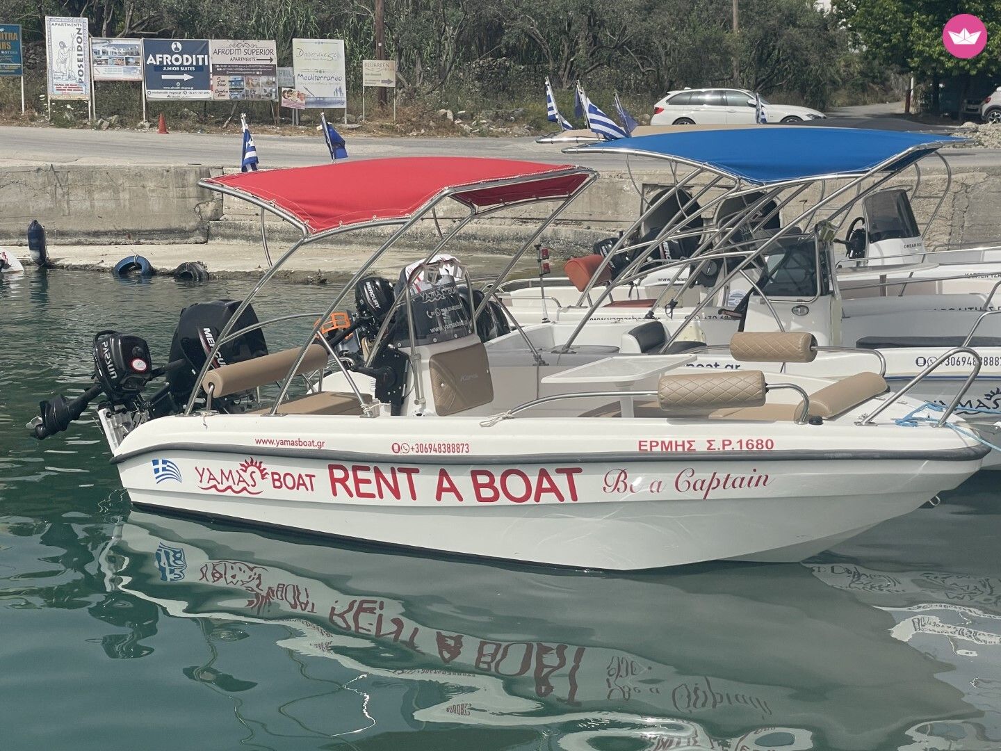 Bateau à moteur KAREL 450CC 25cv 8