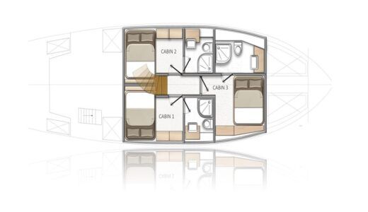 Gulet Lampo Custom Boat layout