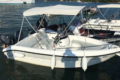 Rental Motorboat POSEIDON Blu Water 480 New Edition Nydri