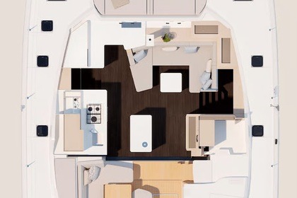 Hyra båt Katamaran Fountaine Pajot New 44 Quator Palermo