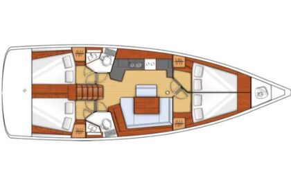 Location Voilier  Oceanis 45 (4cbs) Paros