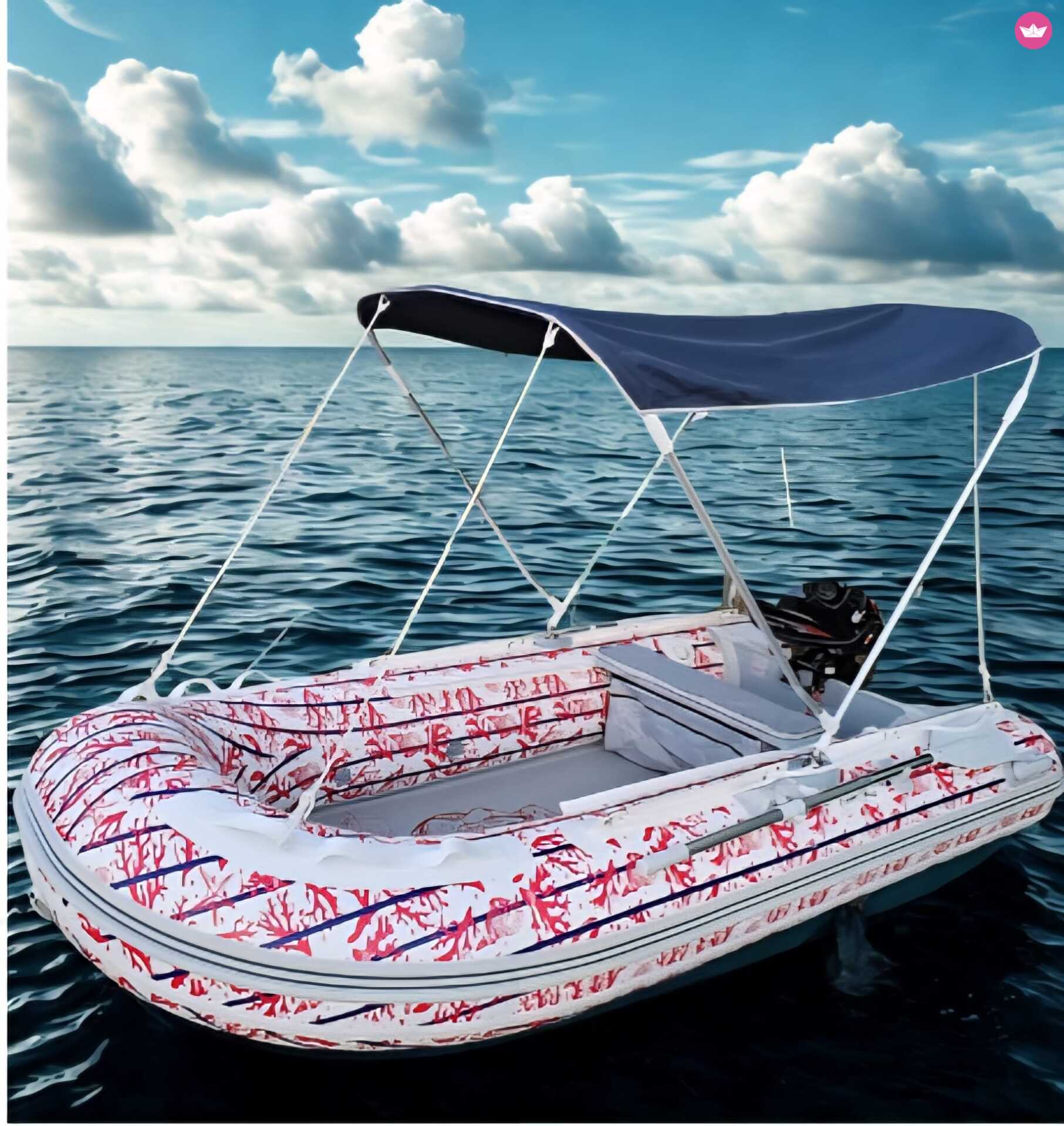 Bateau sans permis  Océan Skull RYB-300 6cv