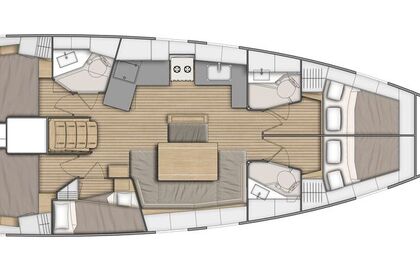 Verhuur Zeilboot Bénéteau Oceanis 46.1 - 5 cab. Alimos