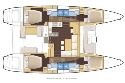 Ενοικίαση Καταμαράν  Lagoon 450 Ρόδος