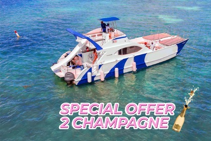 Hyra båt Katamaran VIP 2 LEVELS POWER CRUISE!! SNORKEL-PARTY/CRUISES CATAMARAN Punta Cana