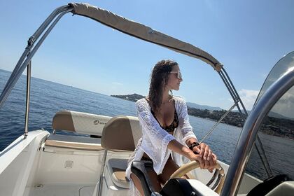 Charter Motorboat Prua al Vento idea marine 5.80 Quick silver 40cv Riva Ligure