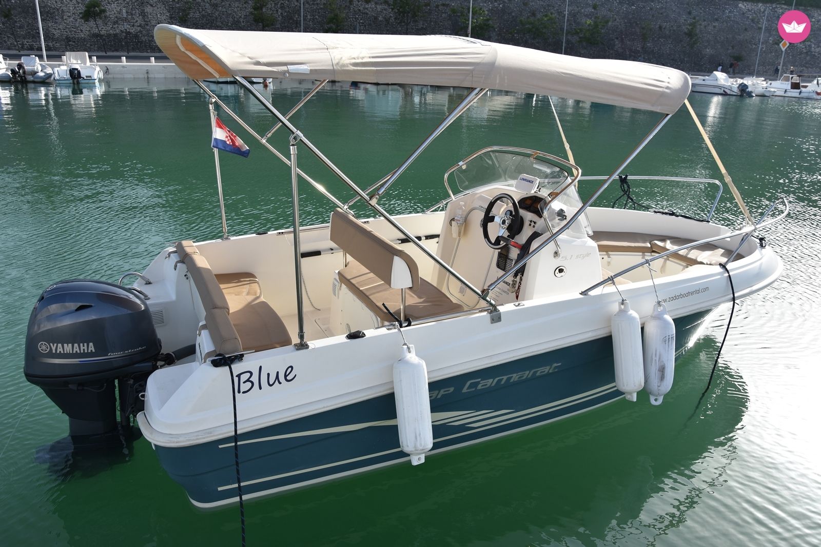Łódź motorowa Jeanneau Cap Camarat 5.1 Style do wynajęcia