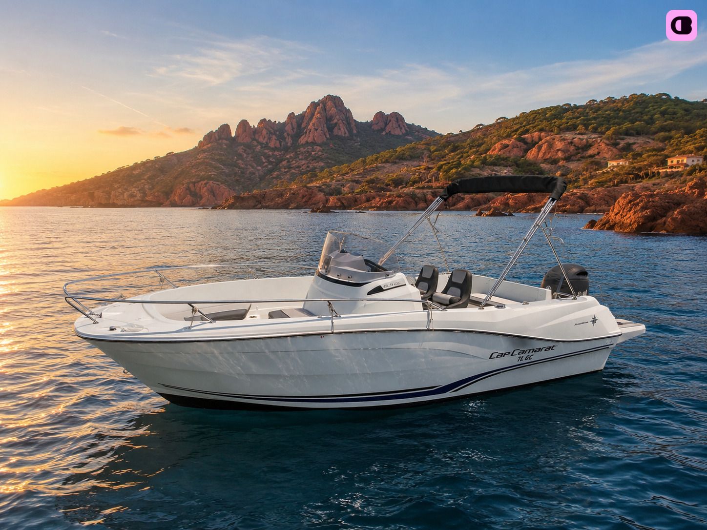 Bateau à moteur Jeanneau Cap Camarat 6,5 Style 150cv