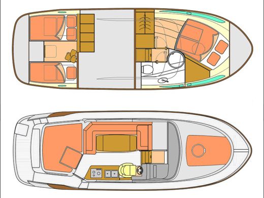 Motorboat MAREX 320 ACC boat plan