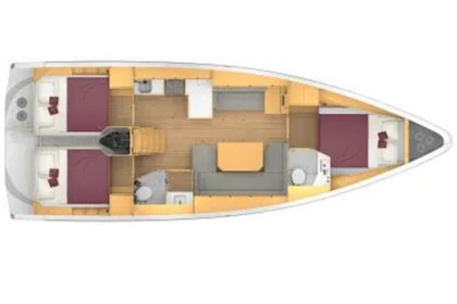 Miete Segelboot  Bavaria C42 Lefkada