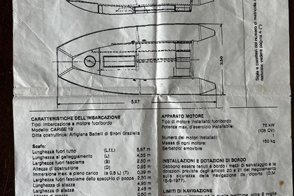 Charter RIB Artigiana Battelli Caribe 19 Cagliari