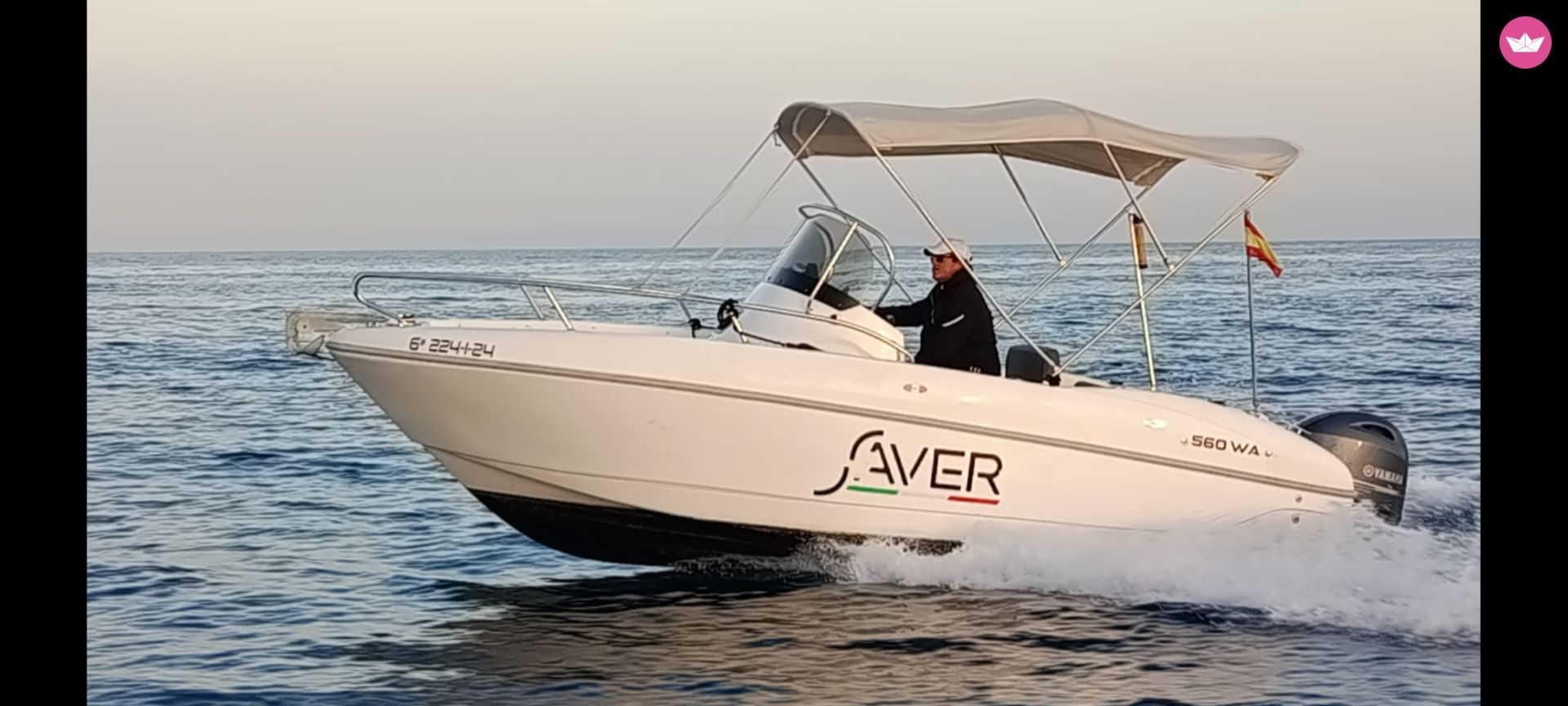 Bateau à moteur Saver 5.6 WA 100cv