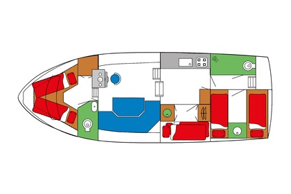 Rental Houseboat Custom made Denautic 1100 Koudum