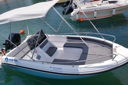 Rental Motorboat Poseidon Ranieri 455 Karavomylos