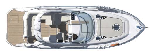 Motorboat Cranchi Z35 Boat layout