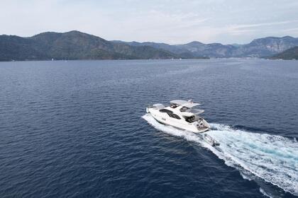 Hyra båt Motorbåt Azimut Azimut 55 Fly Turkiet