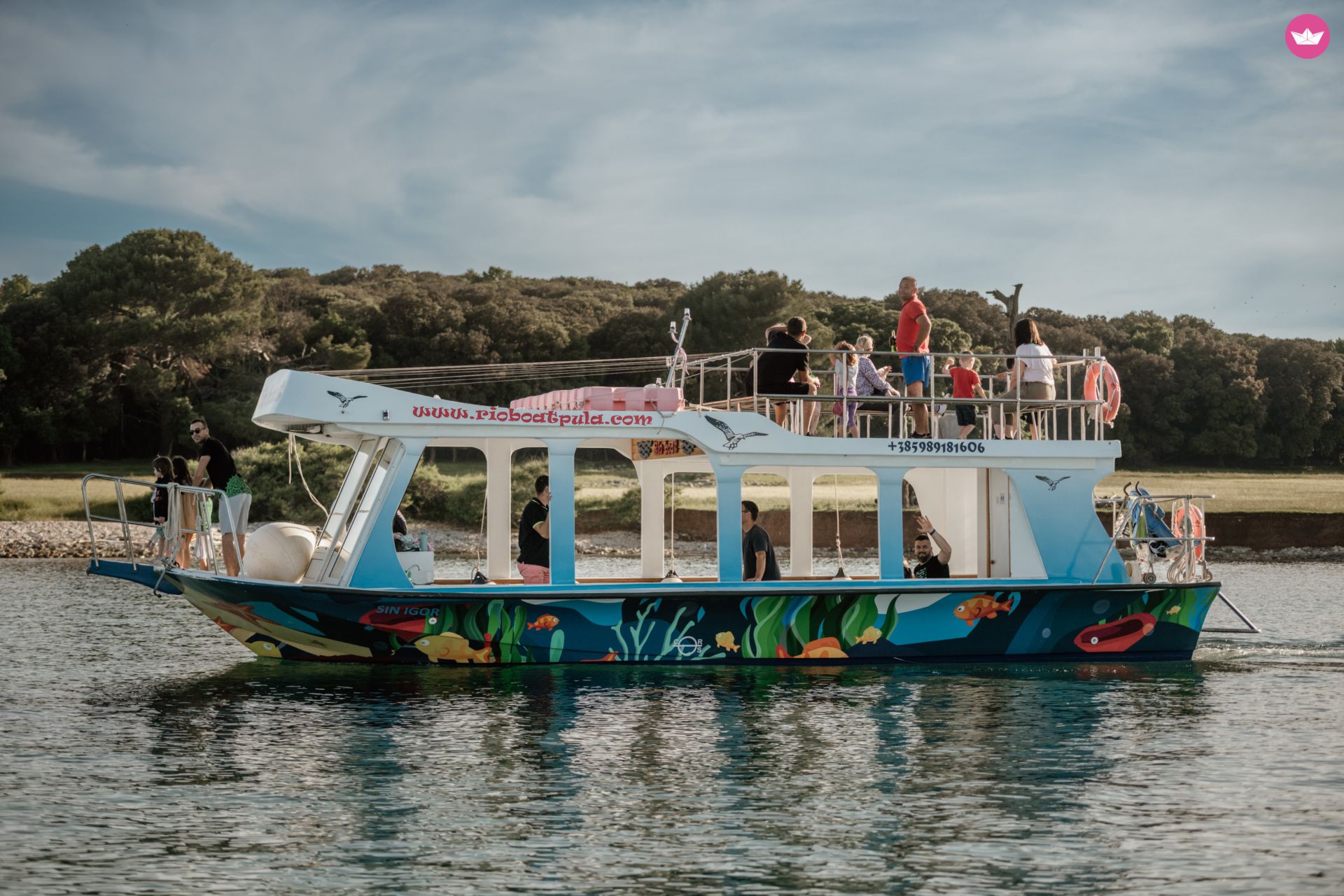 Bateau à moteur 1970