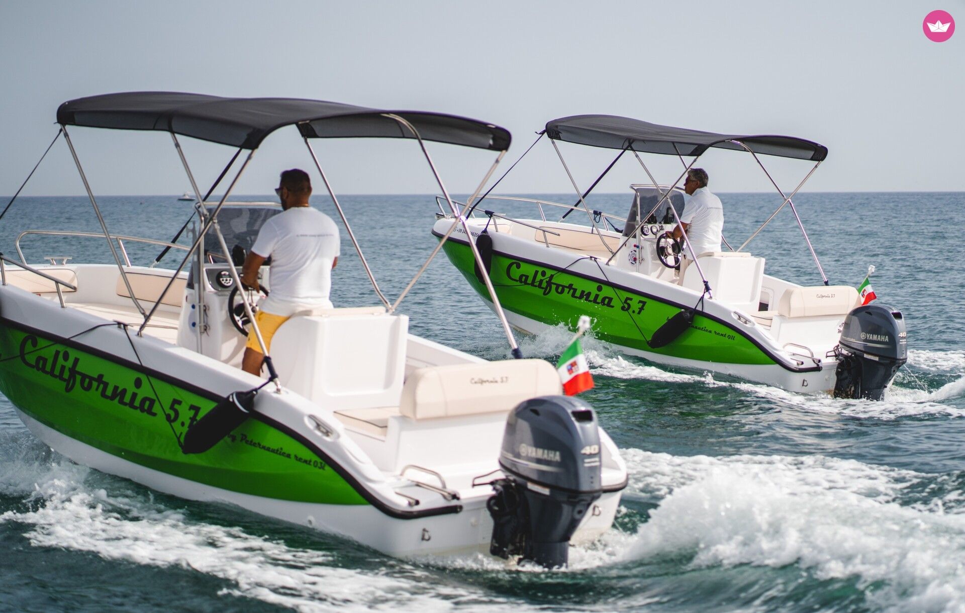 Bateau sans permis Nautica Service Srl California 5.7 40cv 5