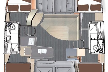 Crewed Fountain Pajot Lipari 41 in KAS - KALKAN - KEKOVA AREA