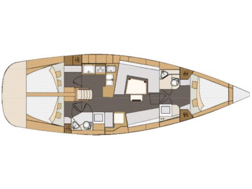 Sailboat ELAN 45 Impression Boat design plan
