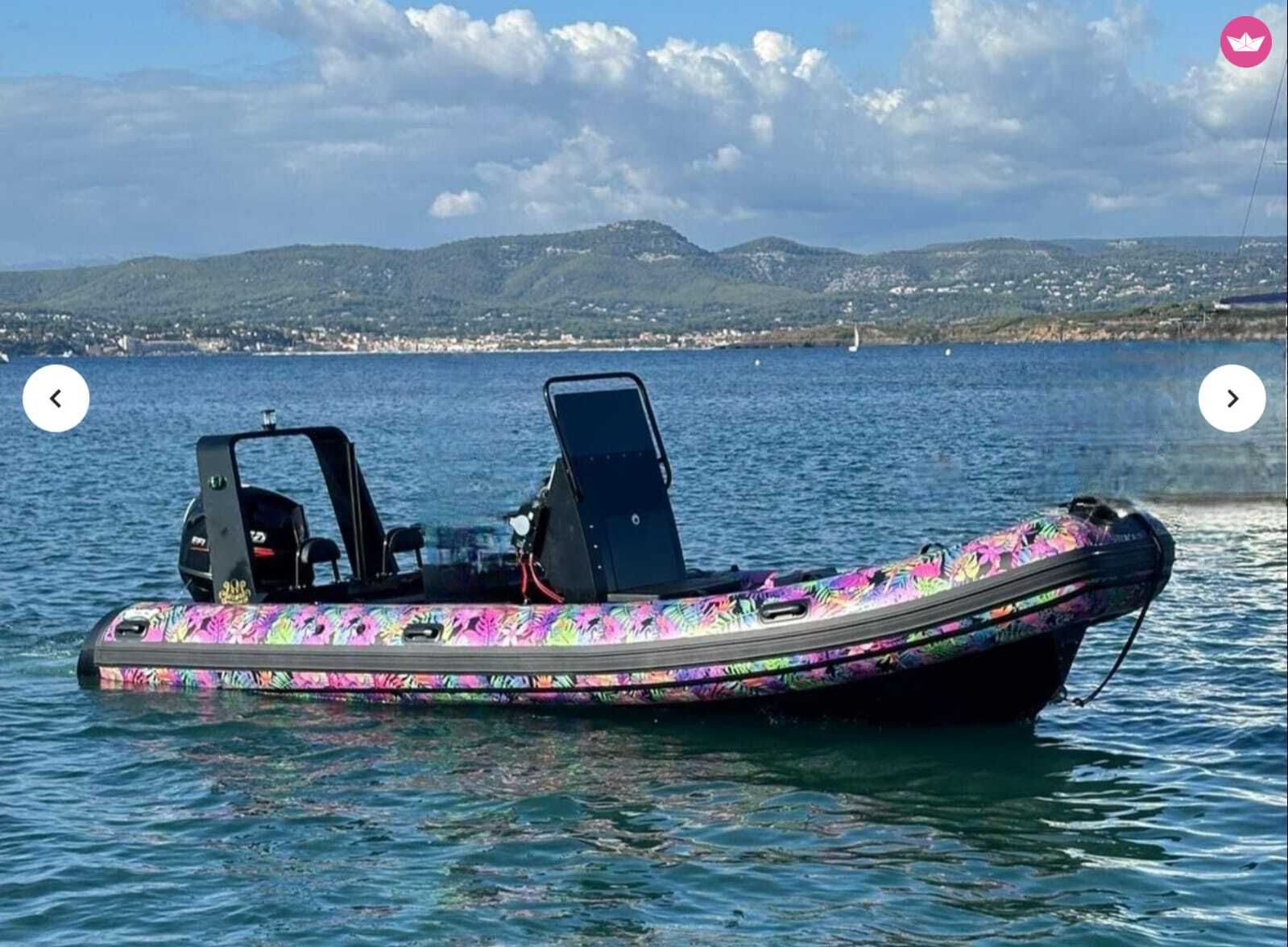 Semi-rigide OCEANSKULL OCEANSKULL AL650 130cv 6