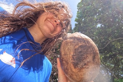 Välkommen till katamaran med skeppare på vackra Seychellerna