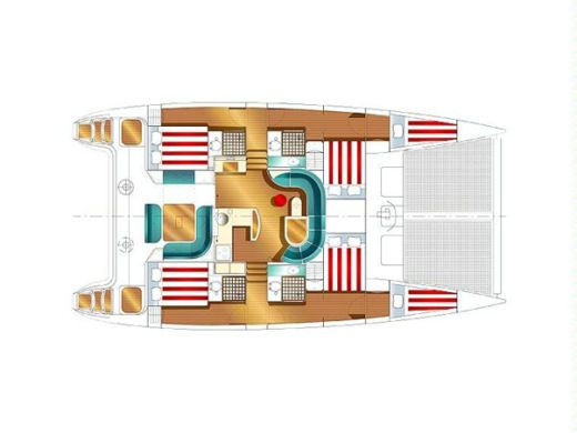 Catamaran NAUTITECH 47 Boat design plan