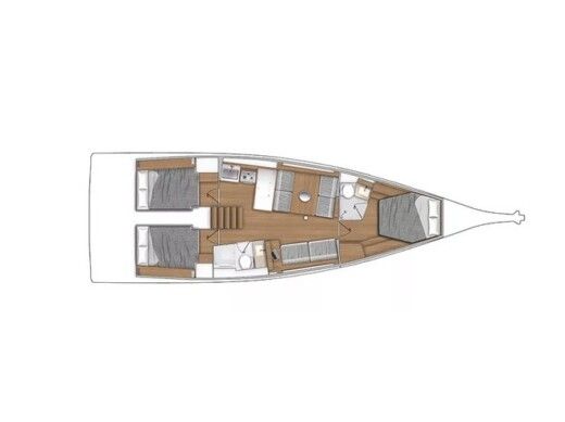 Sailboat  First 44 boat plan